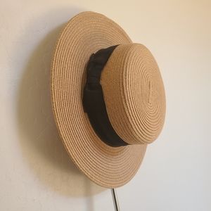 FOREVER 21 Straw Boater Hat (One Size)